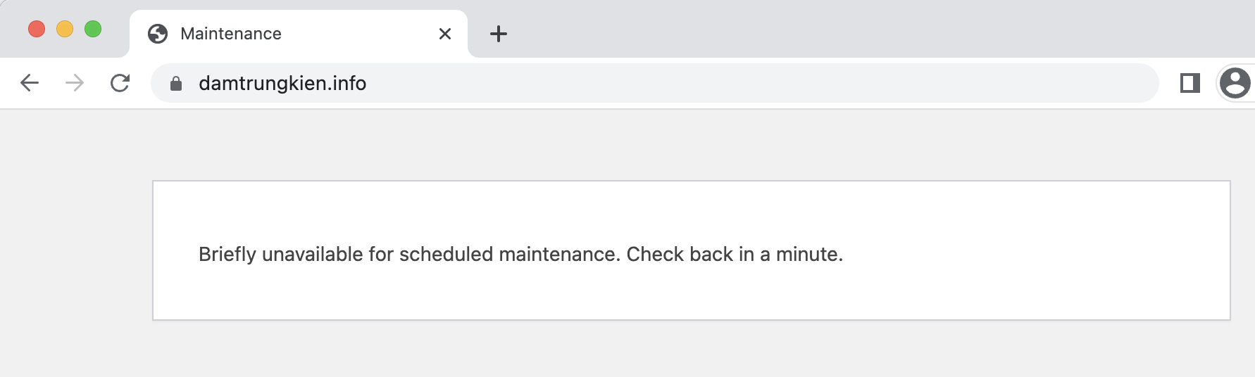 Xử lý cảnh báo Briefly unavailable for scheduled maintenance trên WordPress