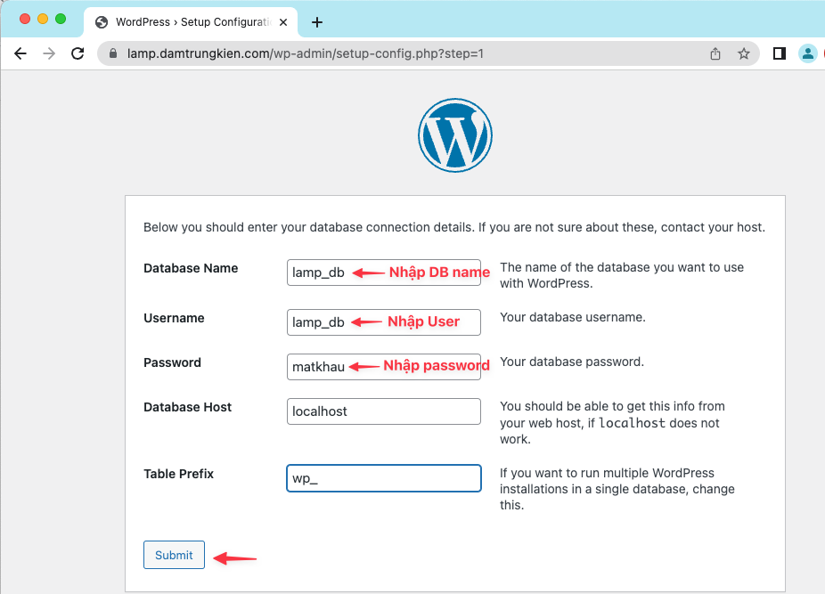 Cài đặt WordPress trên LAMP Stack với Ubuntu 22.04