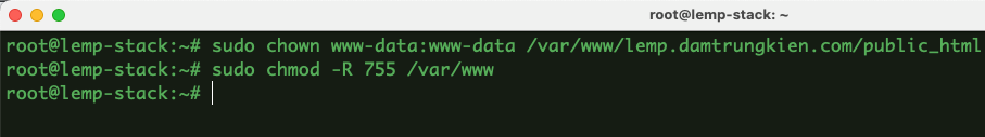 Thêm website vào LEMP Stack trên Ubuntu 22.04