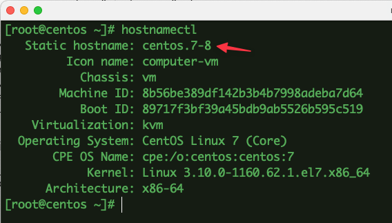 Change hostname CentOS – đổi tên máy chủ CentOS 7/8