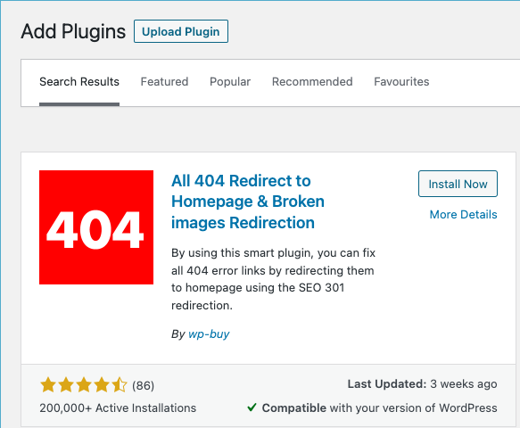 Chuyển hướng trang bị lỗi 404 về trang chủ trên WordPress
