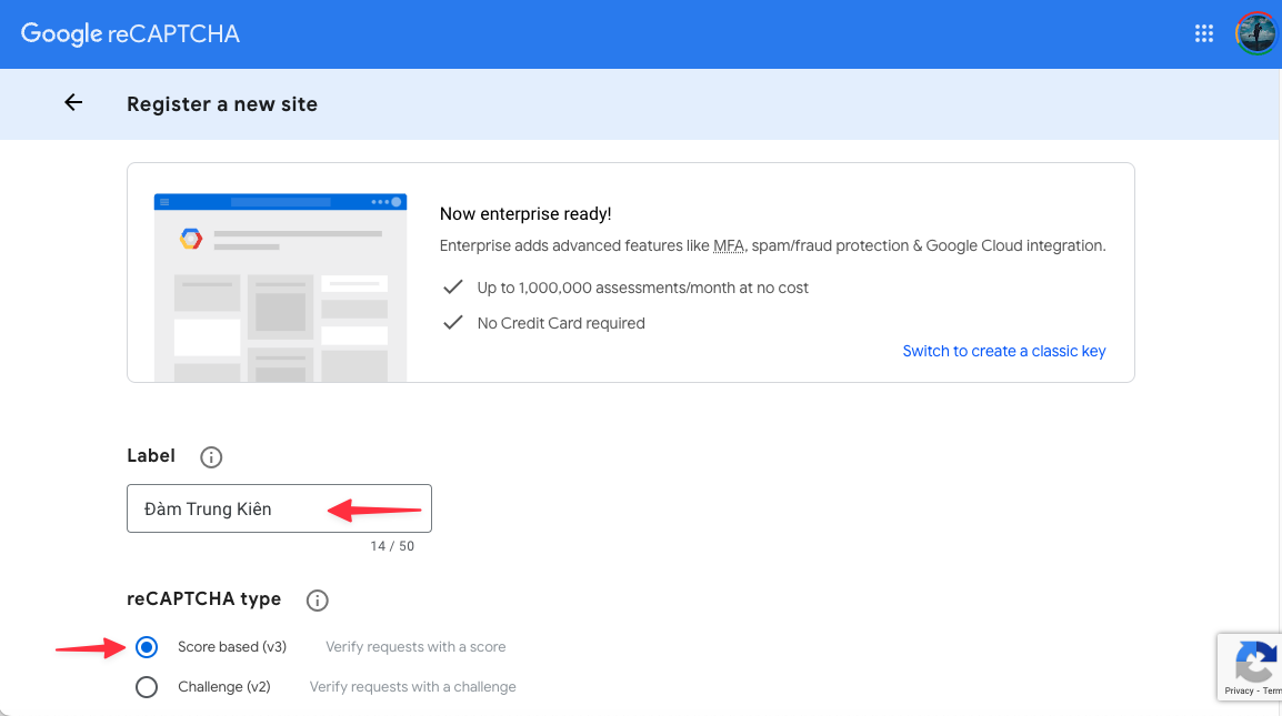 Sử dụng  reCAPTCHA v3 để hạn chế spam trên WordPress