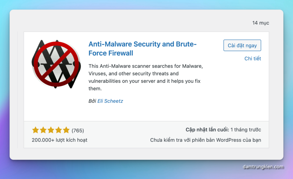 Hướng dẫn quét mã độc WordPress với Plugin Anti-Malware Security