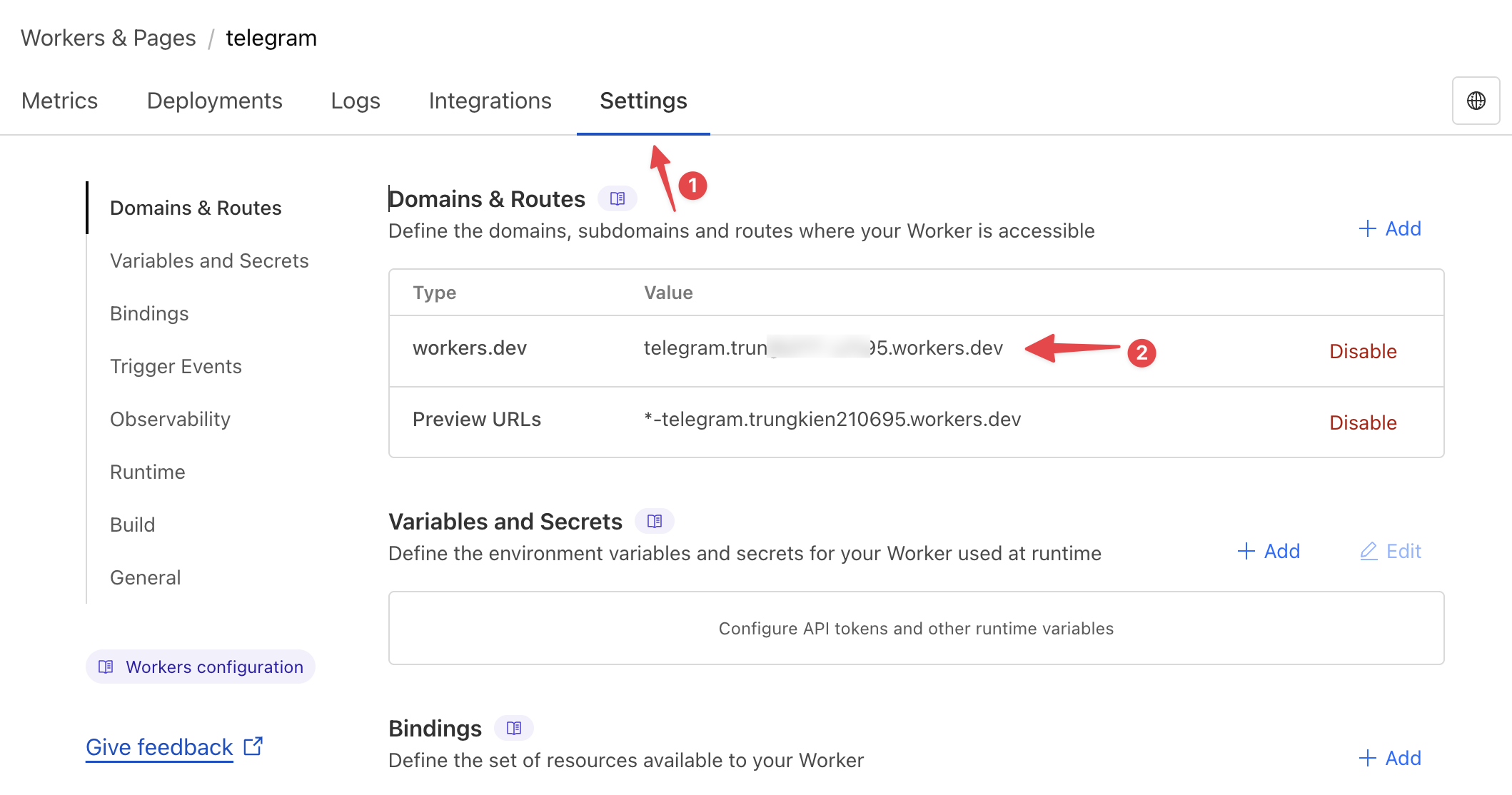 Hướng dẫn tạo Telegram API Proxy trên Cloudflare Worker
