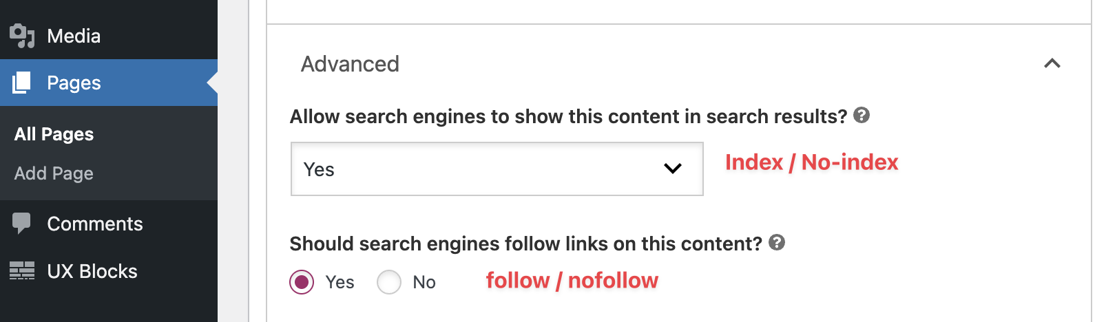 Hướng dẫn xử lý website WordPress bị No-index