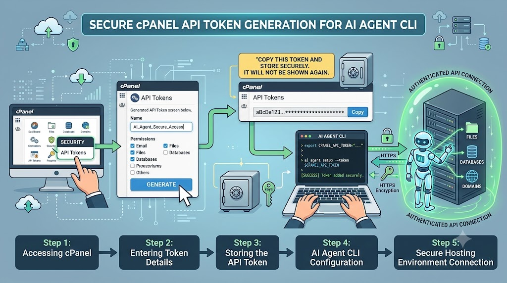 Hướng dẫn dùng AI quét mã độc website WordPress trên cPanel qua API Token
